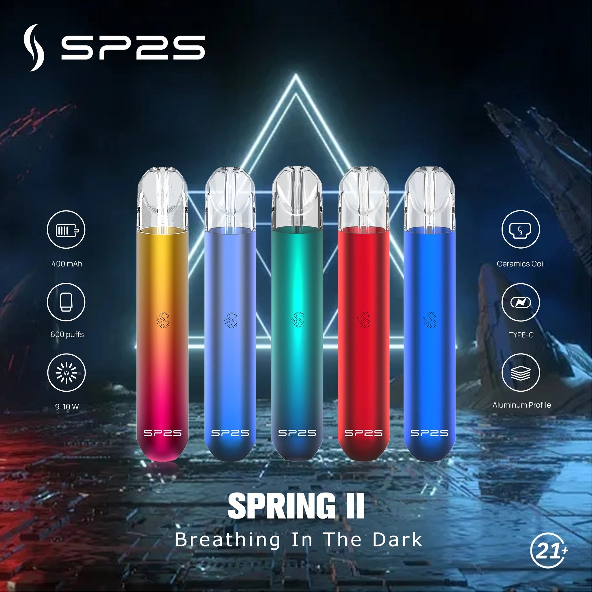 SP2S 一代電子煙主機 - 17款經典配色現貨 通配各類一代煙彈 